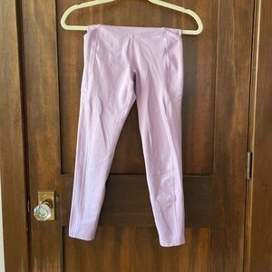 Girlfriend Collective Lavender Compressive High Rise Leggings
